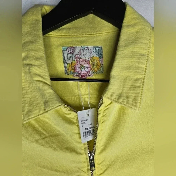 BONPOINT Yellow Shortall long sleeve Romper in Yellow Size XS NWT - Picture 6 of 7